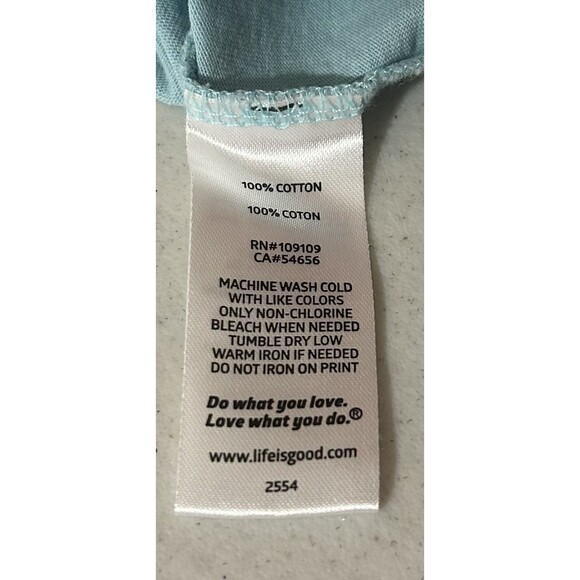Life is Good Crusher Lite Tee Topsail Island Womens XL The Ocean Is My Medicine - Picture 7 of 9